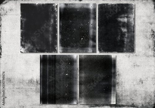 Grunge Photocopy Texture Collection Layout