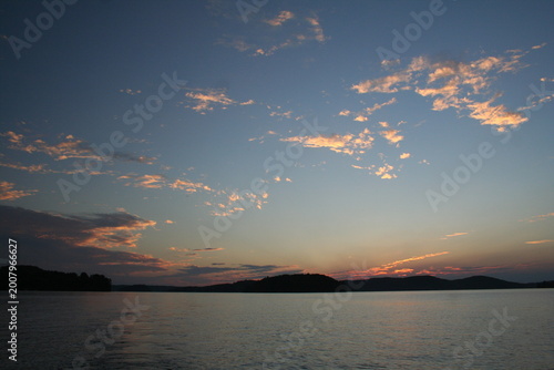 Foto Sunset over Lake of Bays, Muskoka, Ontario, Canada