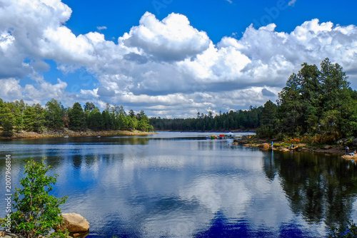 Summer in the mountains of Arizona at Woods Canyon Lake