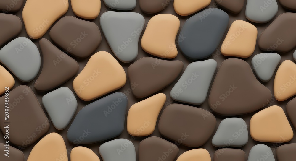 Fototapeta premium Brown and gray stone texture background.