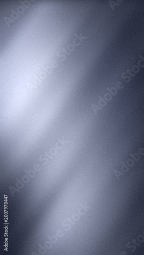 Vertical grainy abstract background with blue, grey and silver tones