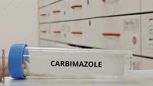 CARBIMAZOLE tablets for treat hyperthyroidism an antithyroid agent