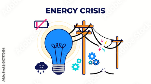 Photos Power Outage & Energy Crisis Concept