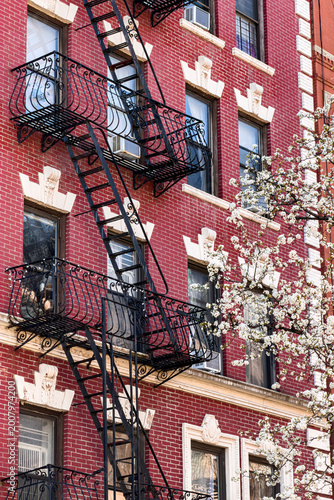 red brick building