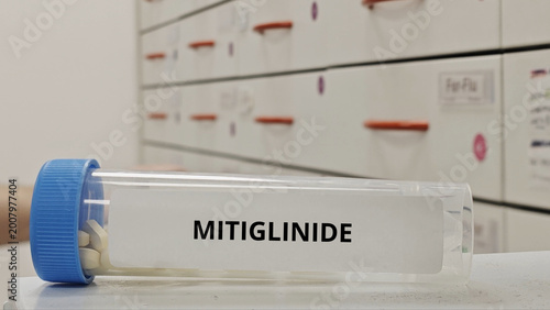 Foto MITIGLINIDE tablets for treat type 2 diabetes