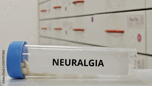 Tableau sur toile NEURALGIA treatment tablets for relieve nerve pain and neuropathic discomfort