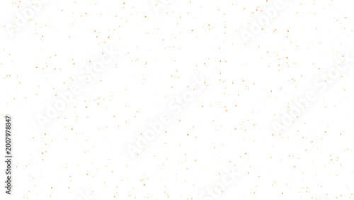 Fotografie Abstract background with falling delicate orange dust particles, subtle gold gli