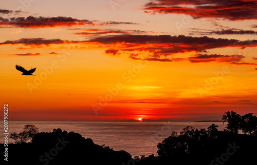 Sunset in Manuel Antonio, Costa Rica. 