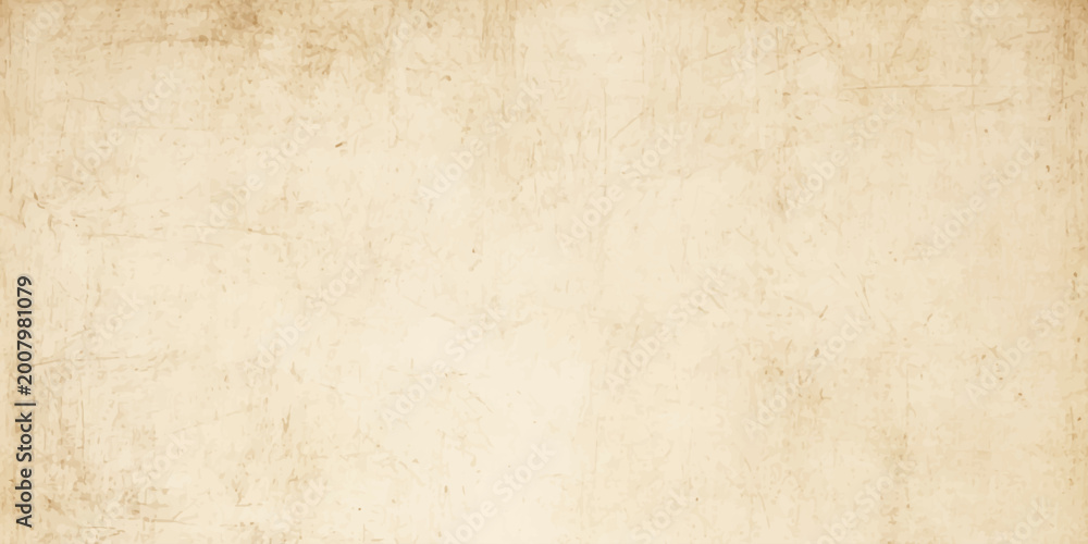 Fototapeta premium Vintage Grunge Parchment Background Texture - Aged Antique Paper with Subtle Stains, Creases, and Weathered Tan Surface