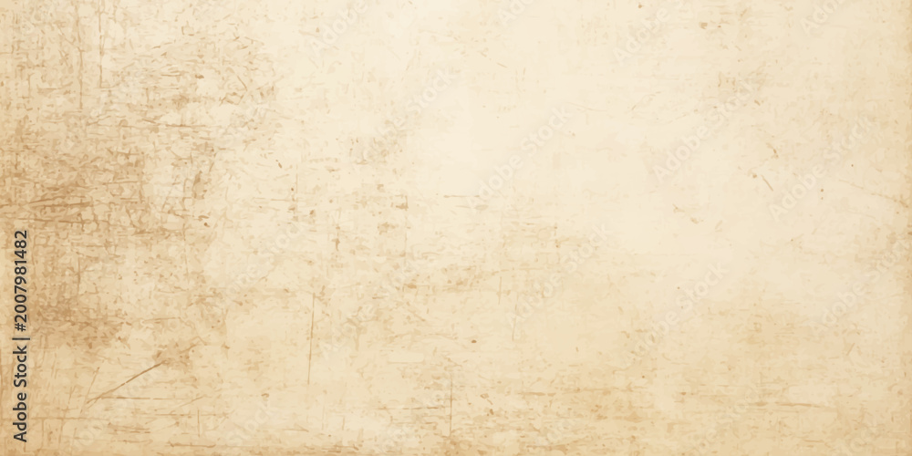 Fototapeta premium Vintage Grunge Parchment Background Texture - Aged Antique Paper with Subtle Stains, Creases, and Weathered Tan Surface