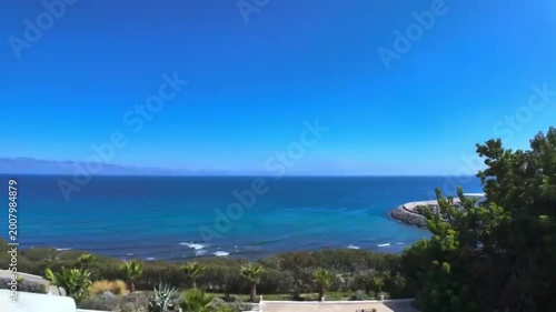 Tangier Atlantic Ocean View Old Medina Cliff With Tarifa Spain Horizon Scenic Coastal Morocco  Travel Destination