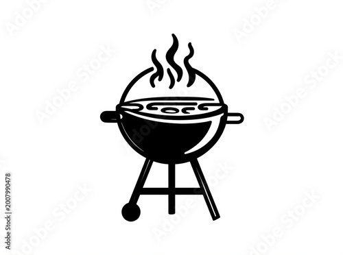 A simple yet dramatic representation of a grill in monochrome, perfect for use as a design element or to add texture to your visual content