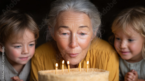 Joyful retirement celebration with family: a milestone of aging and community bonding