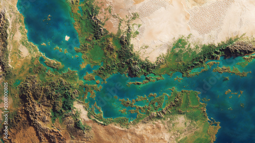 The Sahara was once much greener, with lakes and grasslands. 