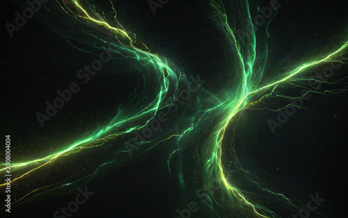 Electric Green Lightning