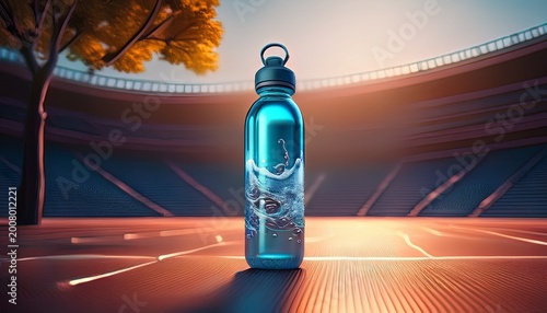 water bottle gym workout