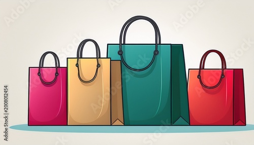shopping bags retail store