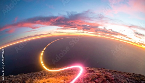 “Trail of Light: Motion in Stillness”