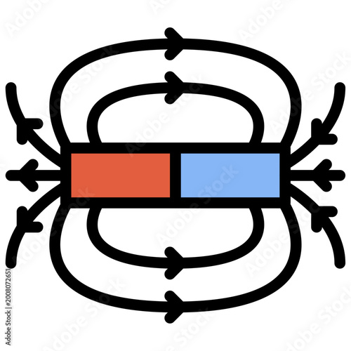 magnetic field icon