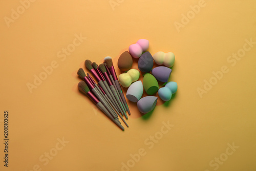 Makeup sponges and brushes ...