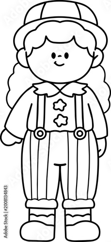 Cute back to school illustration of children students in classroom setting. Hand-drawn style with colorful, playful characters, showing happy school life, learning, and friendship. Perfect for educati