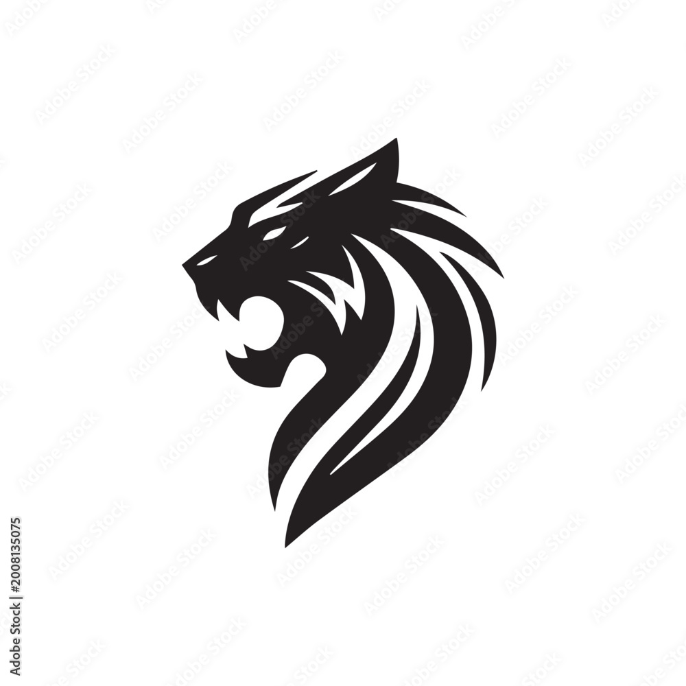 Fototapeta premium vector image of a lion