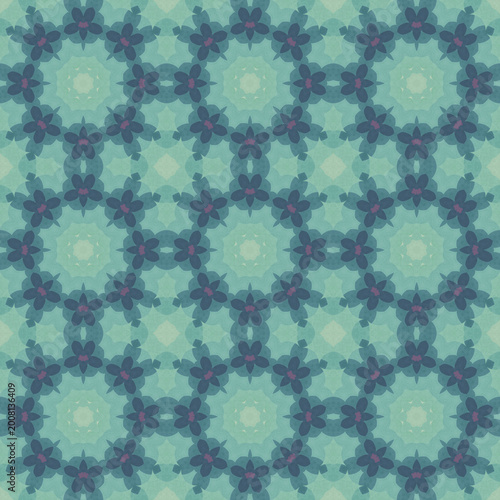 Patrón sin costuras Original. Colores. Formas. Estampa. Textura. Fondo. Caleidoscopio. Simétrico. Infinito