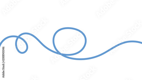 Fotografie blue swirling line