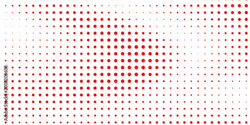 Foto Red color halftone gradient texture