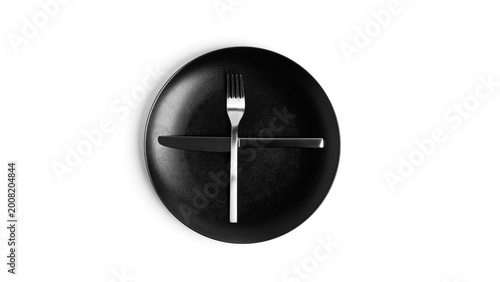 Принти на полотні Sign language with cutlery