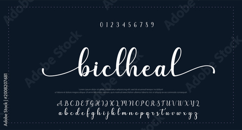 Quadro su tela Handwritten Signature Editable Text Effect Template