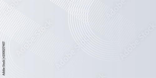 Photos abstract white gradient color background with curve and swirl lines