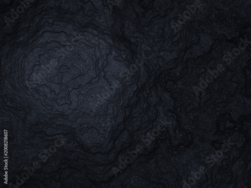 Abstract black stone texture background. Cooled volcanic lava rock surface