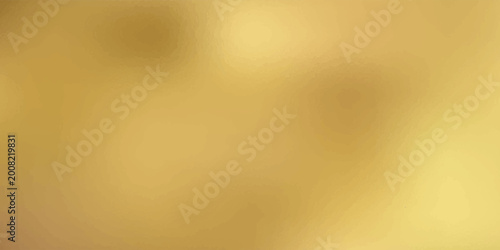 Gold foil background with shiny metallic texture and glitter pattern - glossy golden glass surface with reflective wrinkled effects. Luxury abstract gradient backdrop for celebration premium design