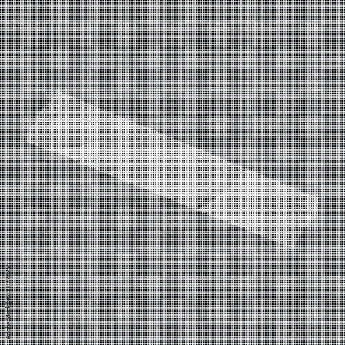 A crumpled tissue lying on a transparent background surface