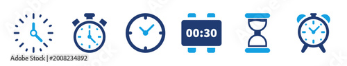 Fotografía Time management icon set