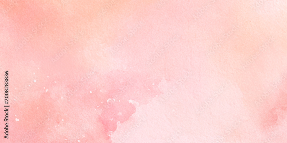 Fototapeta premium Soft pink watercolor background with white specks and subtle texture for design and artistic projects