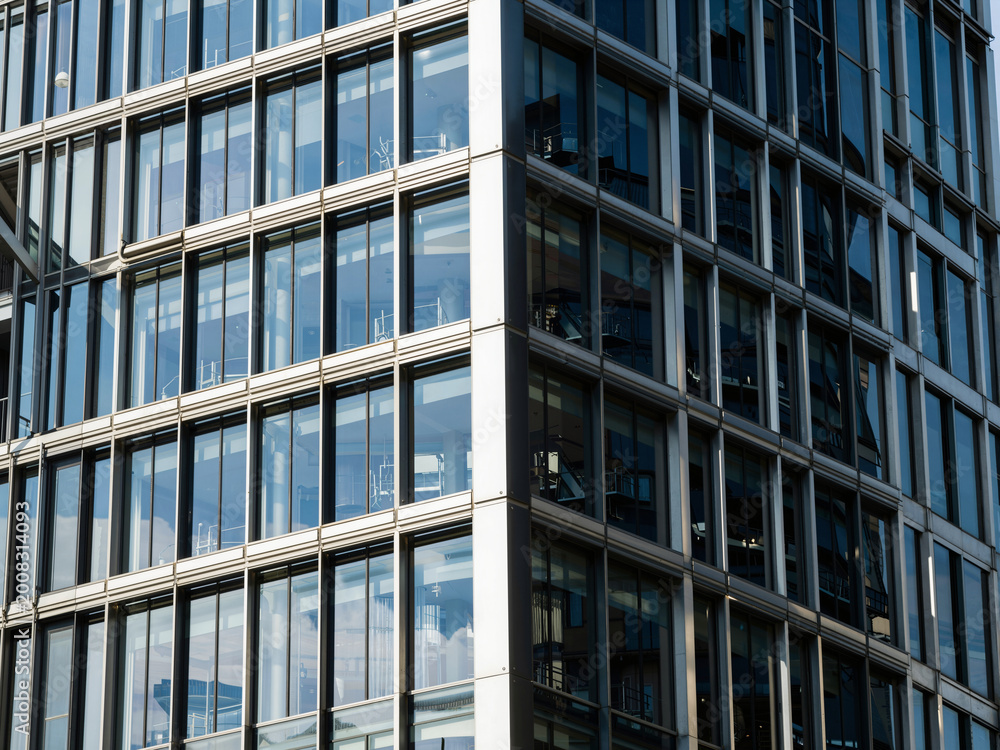 Obraz premium Modern office building glass facade