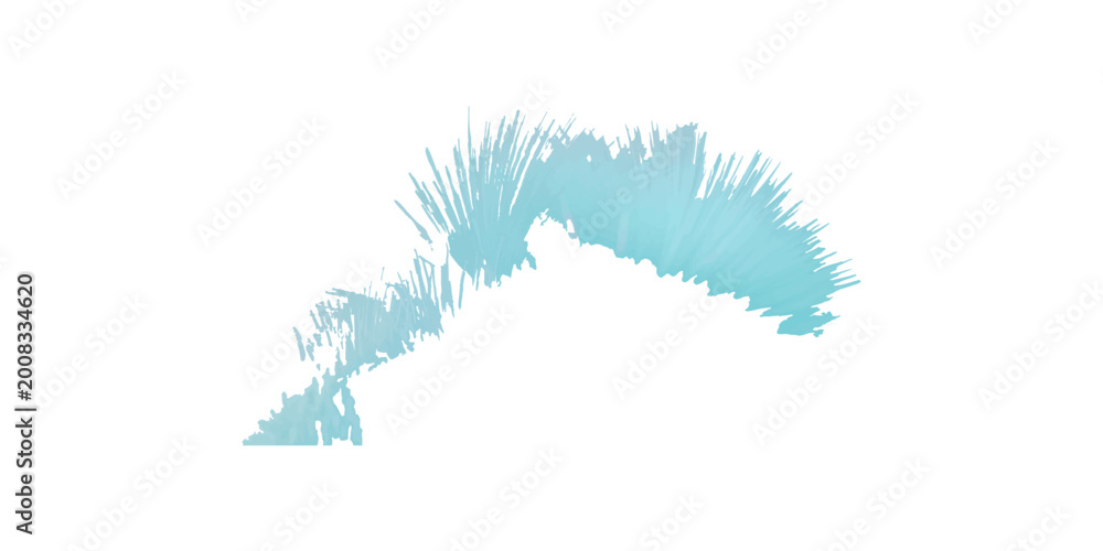 Fototapeta premium A vector illustration of tree branches isolated on a white background features a black ink texture and grunge art elements for a natural nature design pattern