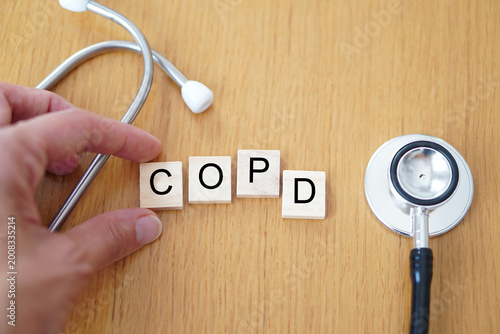 COPD. medical concepts. Chronic obstructive pulmonary disease