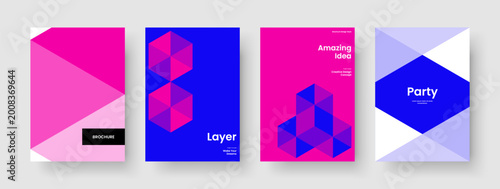 Geometric Business Presentation Design. Modern Poster Layout. Isolated Background Template. Book Cover. Banner. Brochure. Flyer. Report. Notebook. Pamphlet. Catalog. Portfolio. Journal. Advertising