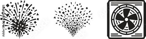 Obraz na plátně Certified Premium Shield and Trust Badge Icons