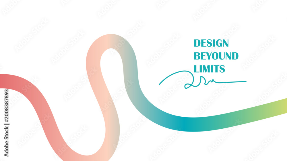 Obraz premium Colorful gradient lines on black background. Design Template For ads, Banner, Poster, Cover, Web, Brochure, Wallpaper