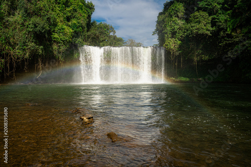 Foto Tad E-Tu waterfall pool Bolaven Plateau Laos