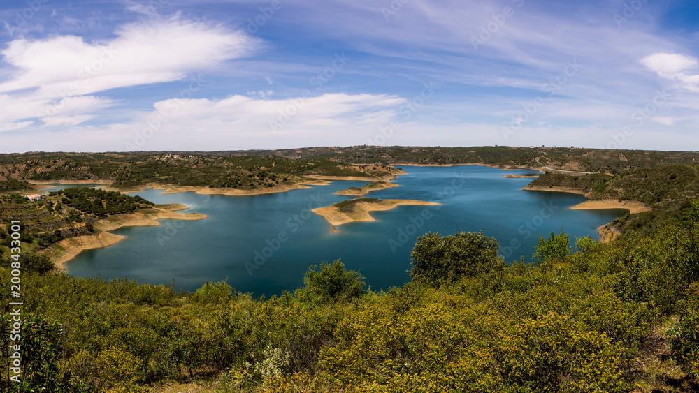 Fototapeta premium Dam in the alentejo in portugal
