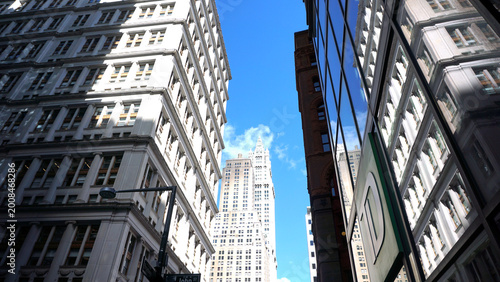 Obraz na płótnie new york city skyscrapers