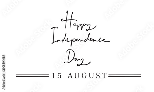 Billede på lærred India happy independence day 15 fifteen day date august month celebration festiv