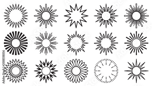Foto Hand drawn ornamental dividers and floral line accents for wedding stationery an