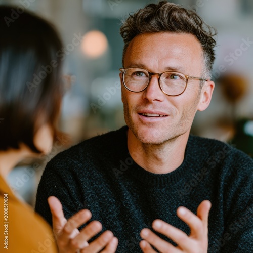 Happy People Wearing Eyewear: Smiling Portrait Photography