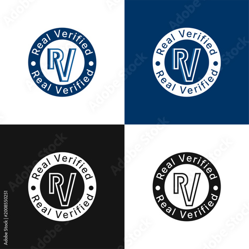 Copyright protection logo set, vector seal emblems for content verification and authentic licensing